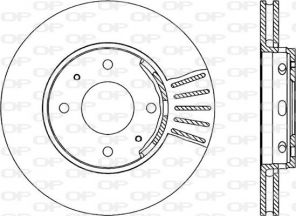 Open Parts BDR1738.20 - Brzdový kotúč -