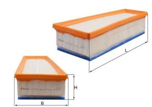 Knecht LX 4942 - Vzduchový filter