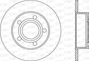 Open Parts BDR1742.10 - Brzdový kotúč -