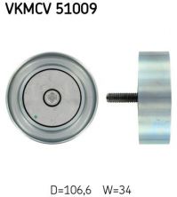 SKF VKMCV 51009 - Vodiaca kladka -