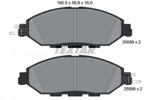 Textar 2558903 - Brzdové platničky -