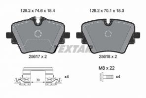 Textar 2561703 - Brzdové platničky -