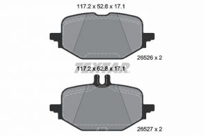 Textar 2652601 - Brzdové platničky -