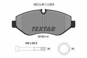 Textar 2919209 - Brzdové platničky -