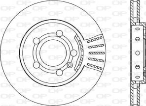 Open Parts BDR1746.20 - Brzdový kotúč -