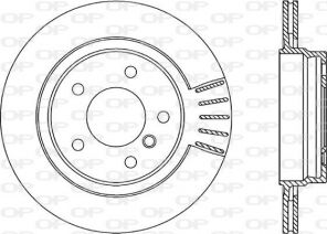 Open Parts BDR1758.20 - Brzdový kotúč -