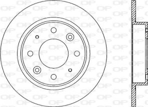 Open Parts BDR1774.10 - Brzdový kotúč -