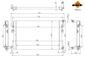 NRF 50042A - Chladič vody -