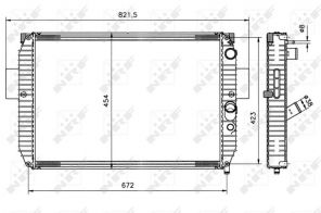 NRF 51564 - Chladič vody -