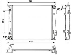 NRF 53058 - Chladič vody -
