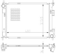 NRF 59315 - Chladič vody -