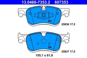 ATE 13.0460-7353.2 - Brzdové platničky -