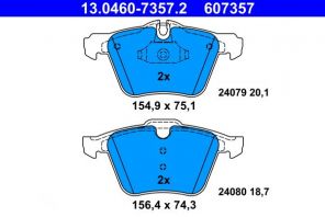 ATE 13.0460-7357.2 - Brzdové platničky -