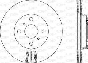 Open Parts BDR1877.20 - Brzdový kotúč -