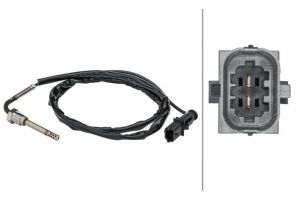 Hella 6PT 358 181-451 - Snímač teploty výfukových plynov -