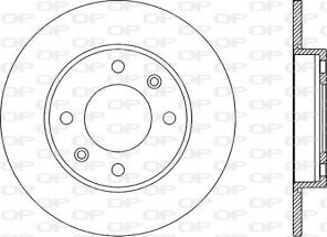 Open Parts BDR1893.10 - Brzdový kotúč -
