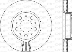 Open Parts BDR1910.20 - Brzdový kotúč -