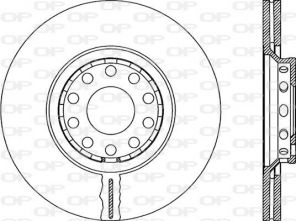 Open Parts BDR1924.20 - Brzdový kotúč -