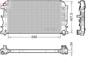 Denso DRM17117 - Chladič vody