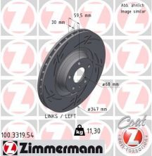 Zimmermann 100.3319.54 - Brzdový kotúč -