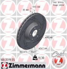 Zimmermann 100.3319.55 - Brzdový kotúč -