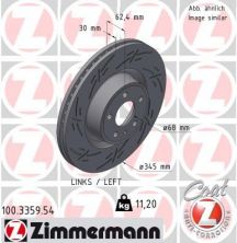 Zimmermann 100.3359.54 - Brzdový kotúč -