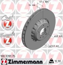 Zimmermann 100.3391.75 - Brzdový kotúč -