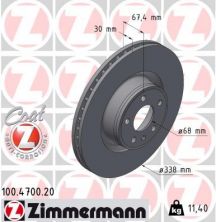 Zimmermann 100.4700.20 - Brzdový kotúč -