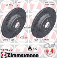 Zimmermann 150.2904.53 - Brzdový kotúč -