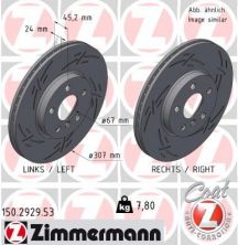 Zimmermann 150.2929.53 - Brzdový kotúč -