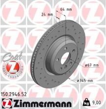 Zimmermann 150.2946.52 - Brzdový kotúč -