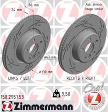 Zimmermann 150.2951.53 - Brzdový kotúč -