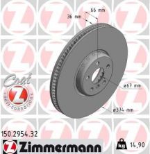 Zimmermann 150.2954.32 - Brzdový kotúč -