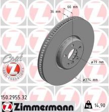 Zimmermann 150.2955.32 - Brzdový kotúč -
