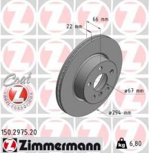 Zimmermann 150.2975.20 - Brzdový kotúč -