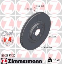Zimmermann 150.2977.20 - Brzdový kotúč -