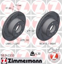 Zimmermann 150.3423.53 - Brzdový kotúč -