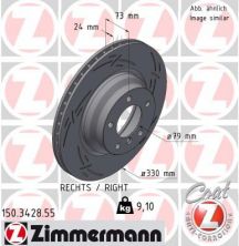 Zimmermann 150.3428.55 - Brzdový kotúč -