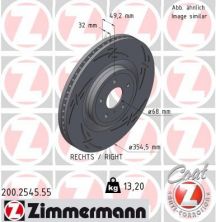 Zimmermann 200.2545.55 - Brzdový kotúč -