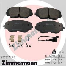 Zimmermann 20626.180.2 - Brzdové platničky -
