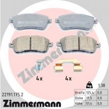 Zimmermann 22191.175.2 - Brzdové platničky -