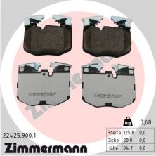 Zimmermann 22425.900.1 - Brzdové platničky -