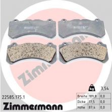 Zimmermann 22585.175.1 - Brzdové platničky -