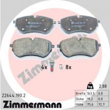 Zimmermann 22644.190.2 - Brzdové platničky -