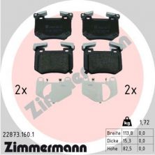 Zimmermann 22873.160.1 - Brzdové platničky -