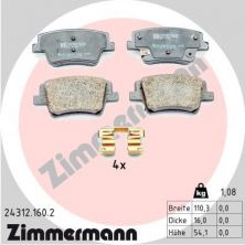 Zimmermann 24312.160.2 - Brzdové platničky -