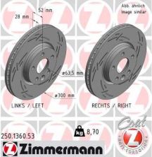 Zimmermann 250.1360.53 - Brzdový kotúč -