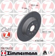 Zimmermann 250.1361.52 - Brzdový kotúč -