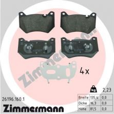Zimmermann 26196.160.1 - Brzdové platničky -
