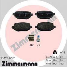 Zimmermann 26198.175.2 - Brzdové platničky -